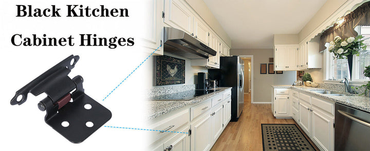 Elevate Your Kitchen with Black Cabinet Hinges