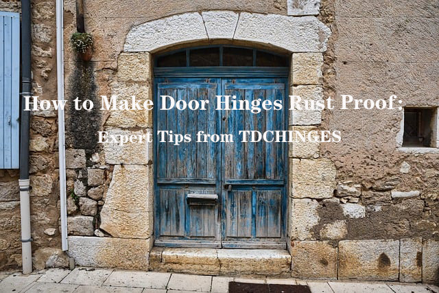 Expert Tips from TDCHINGES on Making Door Hinges Rust Proof