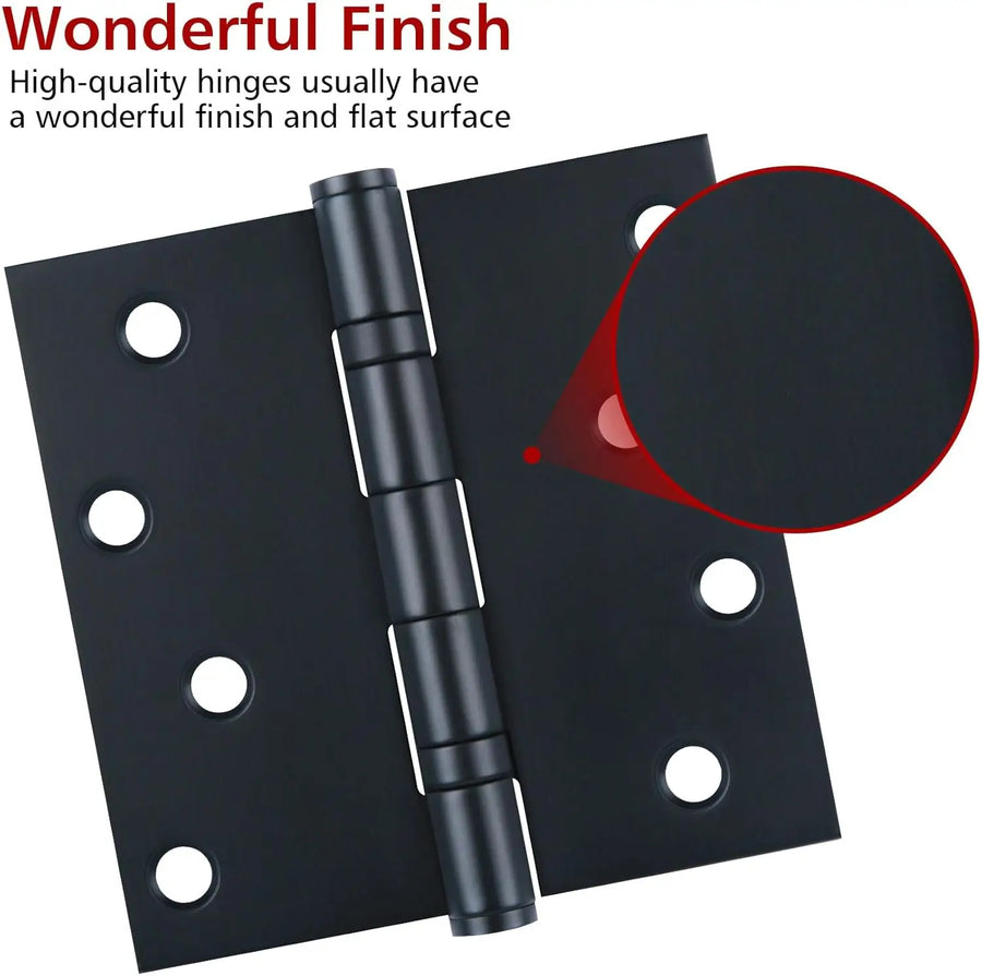 Stainless Steel Door Hinges with Ball Bearing | Black