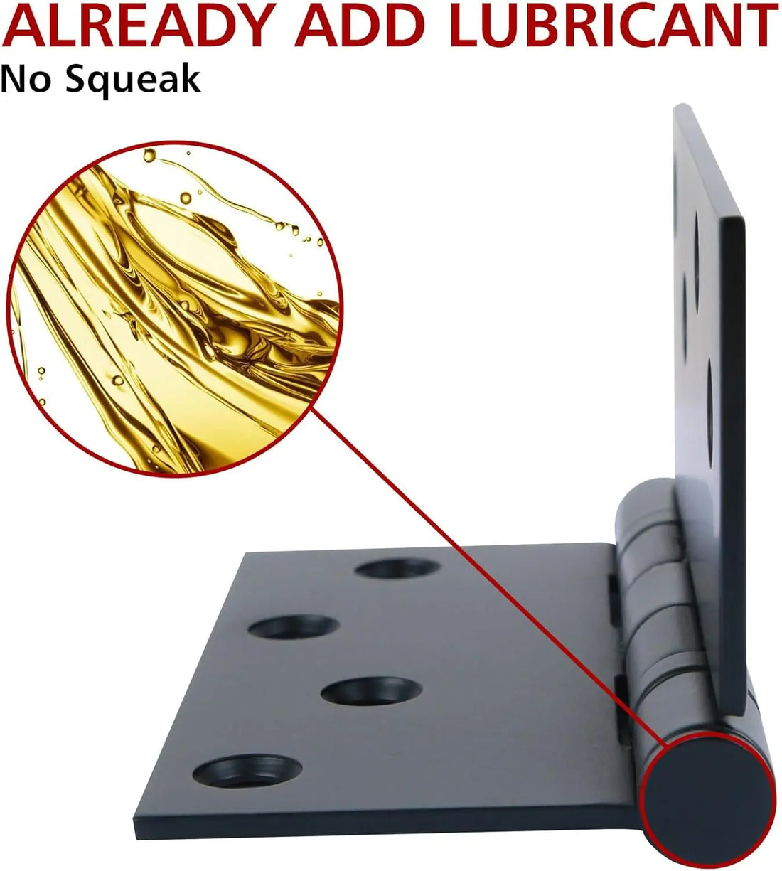 Stainless Steel Door Hinges with Ball Bearing | Black