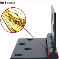 Stainless Steel Door Hinges with Ball Bearing | Black