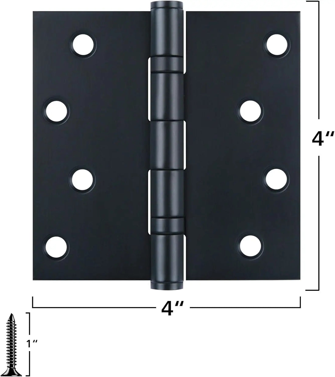 Stainless Steel Door Hinges with Ball Bearing | Black