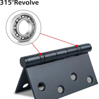 Stainless Steel Door Hinges with Ball Bearing | Black