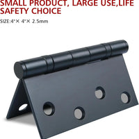 Stainless Steel Door Hinges with Ball Bearing | Black