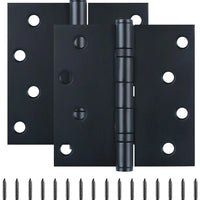 Stainless Steel Door Hinges with Ball Bearing | Black