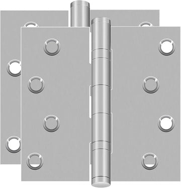 4 Inch Silver Stainless Steel Door Hinges with Ball Bearing