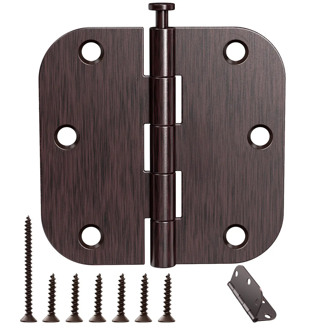 Oil Rubbed Bronze Door Hinges with 3.5 Inch & 5/8" Radius Corners