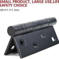 3x4 Inch Matte Black Stainless Steel Ball Bearing Hinges for Interior & Exterior Doors