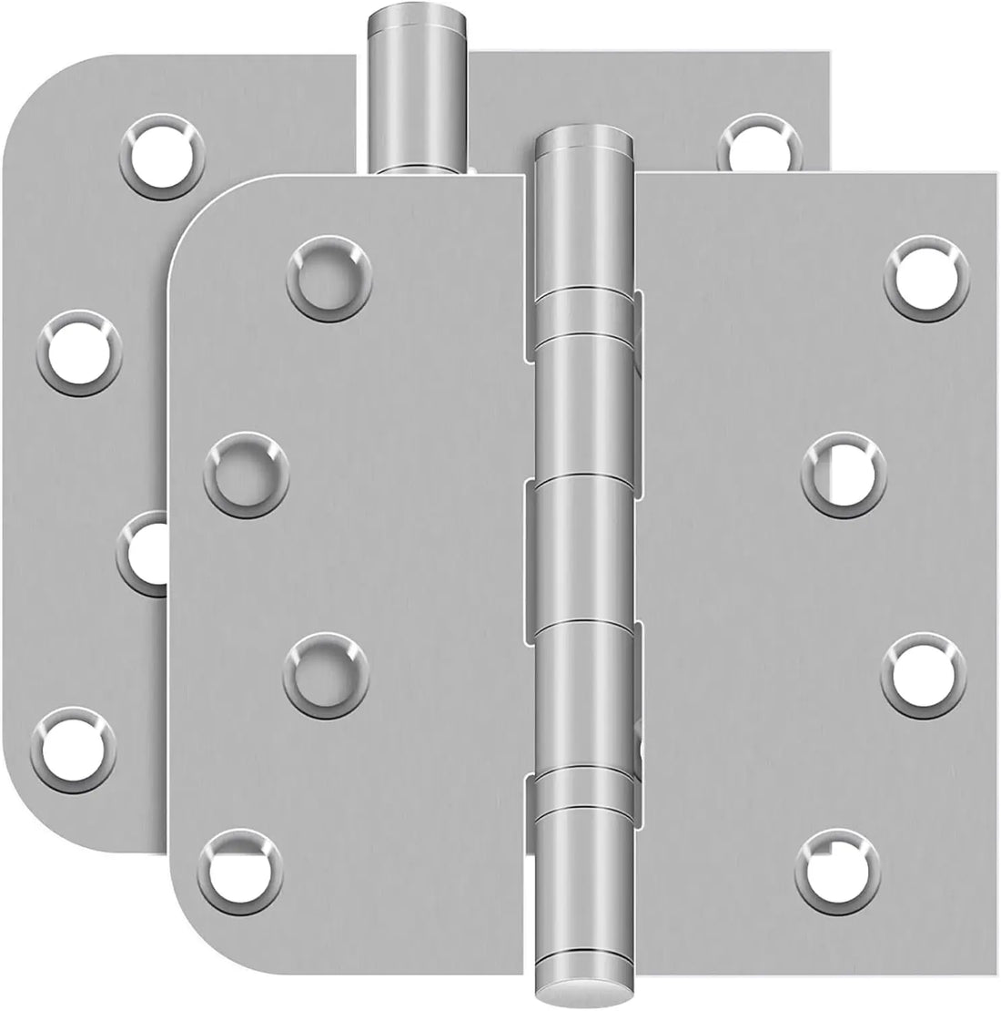 4 Inch Stainless Steel Ball Bearing Door Hinges with Square & Round Corners