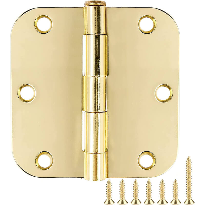 polished brass door hinges