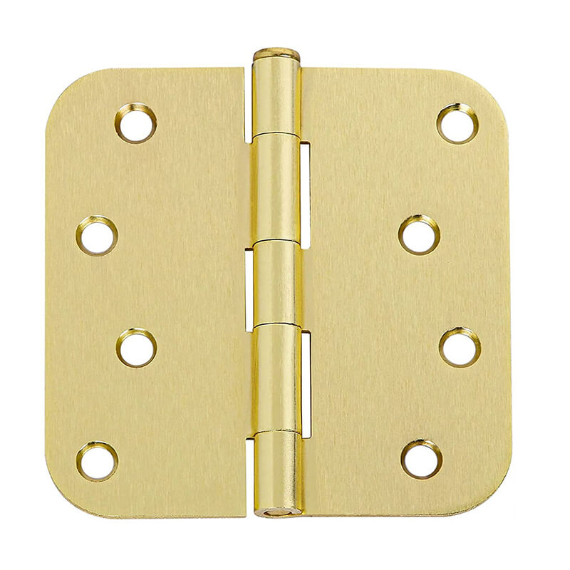 3.5" x 3.5" Plain Bearing 5/8" Radius Mortise Door Hinge - Wholesale